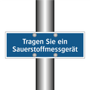 Tragen Sie ein Sauerstoffmessgerät