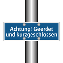 Achtung! Geerdet und kurzgeschlossen