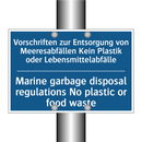 Vorschriften zur Entsorgung von /.../ - Marine garbage disposal regulations /.../
