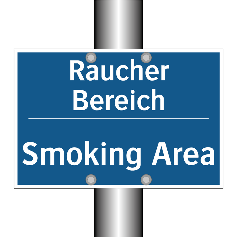 Raucher Bereich - Smoking Area