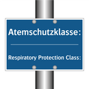 Atemschutzklasse: - Respiratory Protection Class: