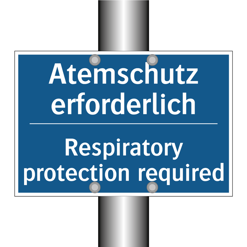 Atemschutz erforderlich - Respiratory protection required/.../
