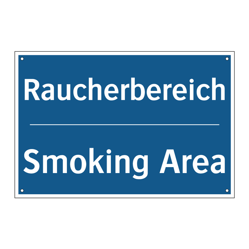 Raucherbereich - Smoking Area