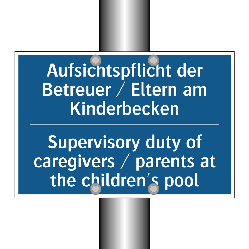Aufsichtspflicht der Betreuer /.../ - Supervisory duty of caregivers /.../
