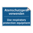 Atemschutzgerät verwenden - Use respiratory protection equipment/.../