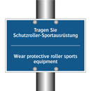 Tragen Sie Schutzroller-Sportausrüstung/.../ - Wear protective roller sports /.../