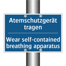 Atemschutzgerät tragen - Wear self-contained breathing /.../