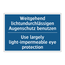 Weitgehend lichtundurchlässigen /.../ - Use largely light-impermeable /.../