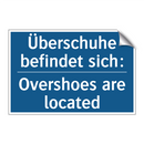 Überschuhe befindet sich: - Overshoes are located