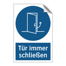 Tür immer schließen