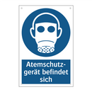Atemschutz- gerät befindet sich