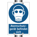 Atemschutz- gerät befindet sich