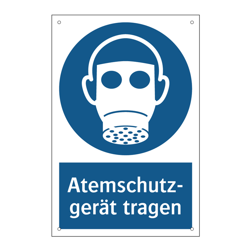 Atemschutz- gerät tragen