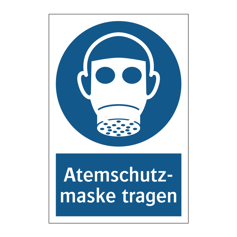 Atemschutz- maske tragen