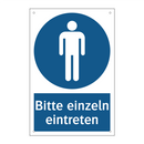 Bitte einzeln eintreten