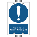 Tragen Sie ein Sauerstoffmessgerät
