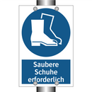 Saubere Schuhe erforderlich