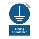 Erdung erforderlich