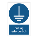 Erdung erforderlich
