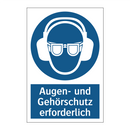 Augen- und Gehörschutz erforderlich