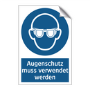 Augenschutz muss verwendet werden