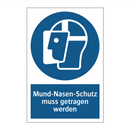 Mund-Nasen-Schutz muss getragen werden