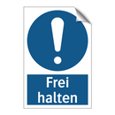 Frei halten