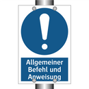 Allgemeiner Befehl und Anweisung