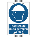 Kopfschutz muss getragen werden
