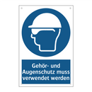 Gehör- und Augenschutz muss verwendet werden