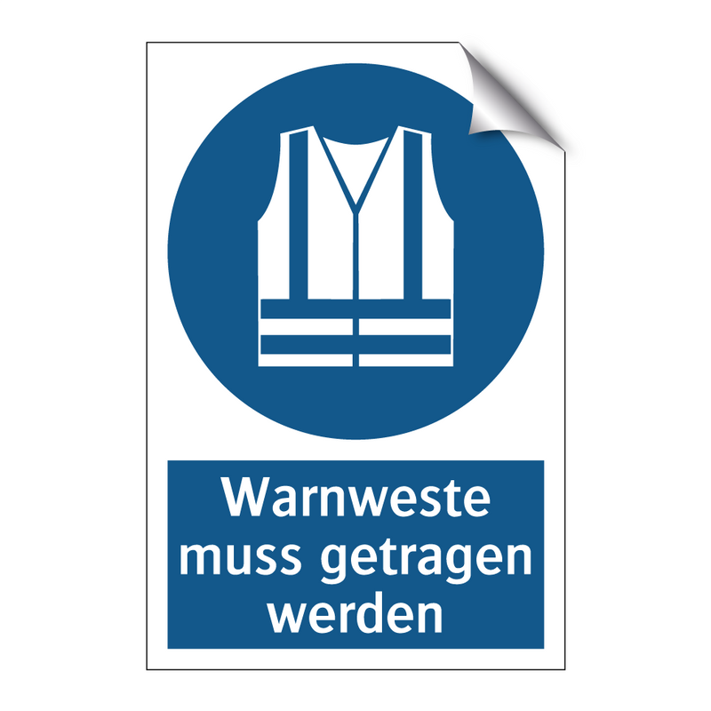 Warnweste muss getragen werden
