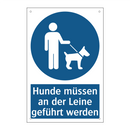 Hunde müssen an der Leine geführt werden