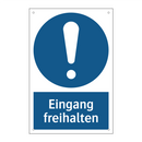 Eingang freihalten