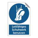 Leitfähiges Schuhwerk benutzen