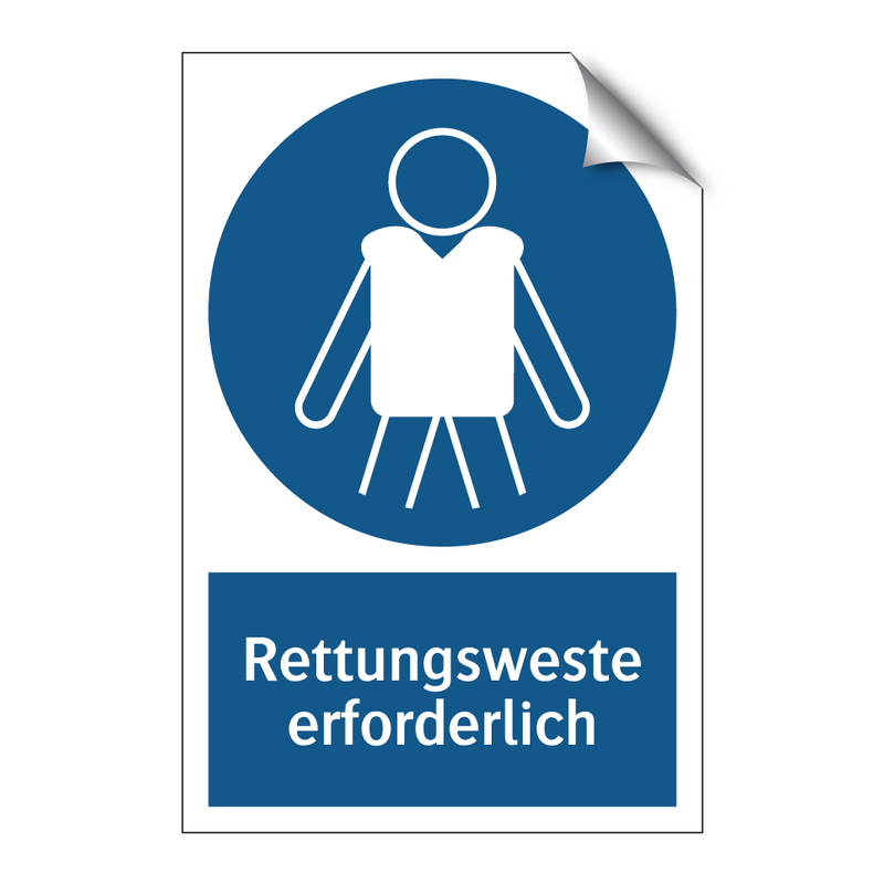 Rettungsweste erforderlich