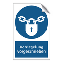 Verriegelung vorgeschrieben