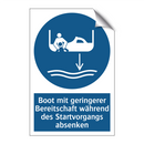 Boot mit geringerer Bereitschaft während des Startvorgangs absenken