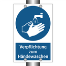 Verpflichtung zum Händewaschen