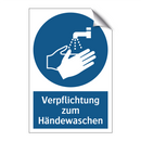 Verpflichtung zum Händewaschen