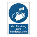 Verpflichtung zum Händewaschen