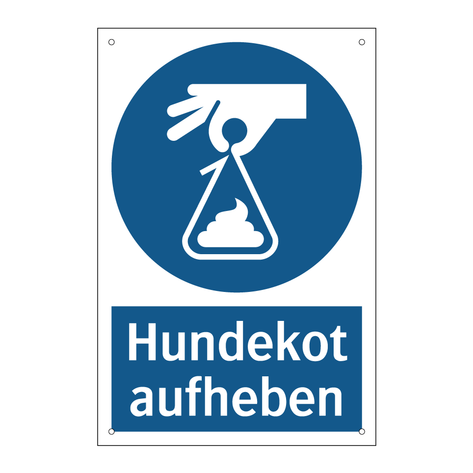 Kauf Hundekot aufheben schild | SignOnline
