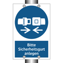 Bitte Sicherheitsgurt anlegen