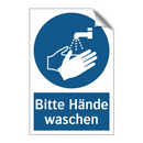 Bitte Hände waschen
