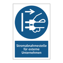 Stromabnahmestelle für externe Unternehmen