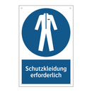 Schutzkleidung erforderlich