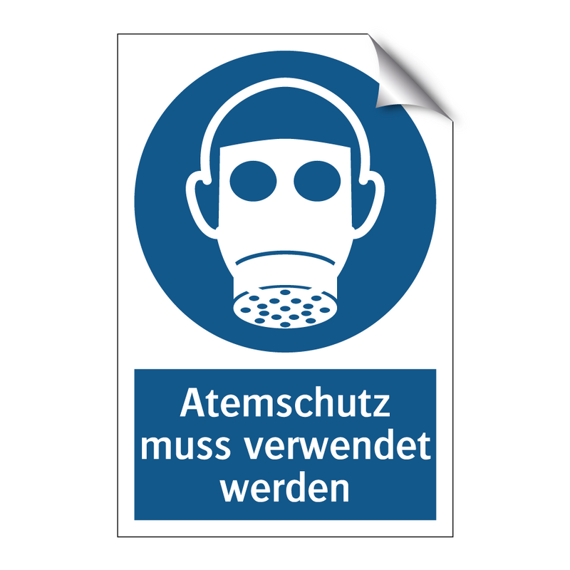 Atemschutz muss verwendet werden