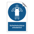 Sicherheitschürze erforderlich