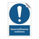 Sauerstoffwarner mitführen