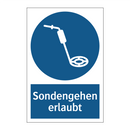 Sondengehen erlaubt