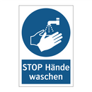 STOP Hände waschen